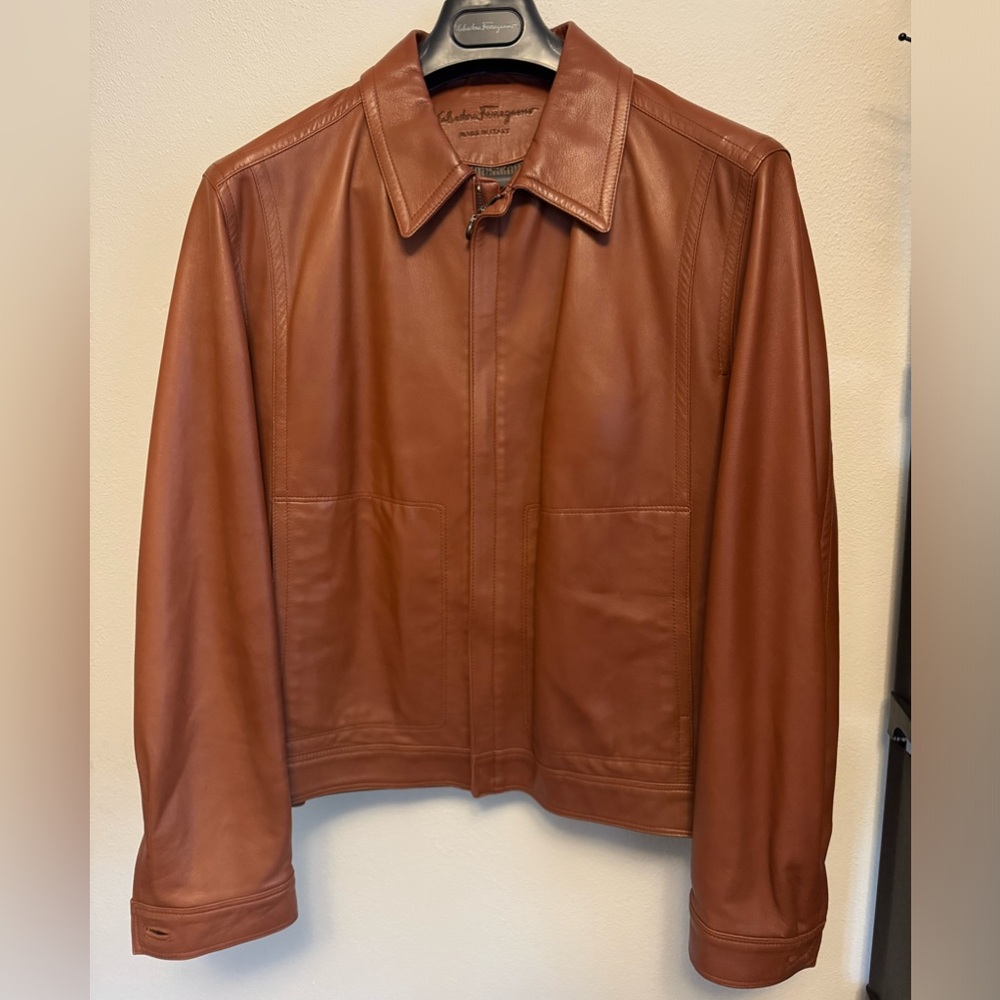 Salvatore Ferragamo Leather Jacket